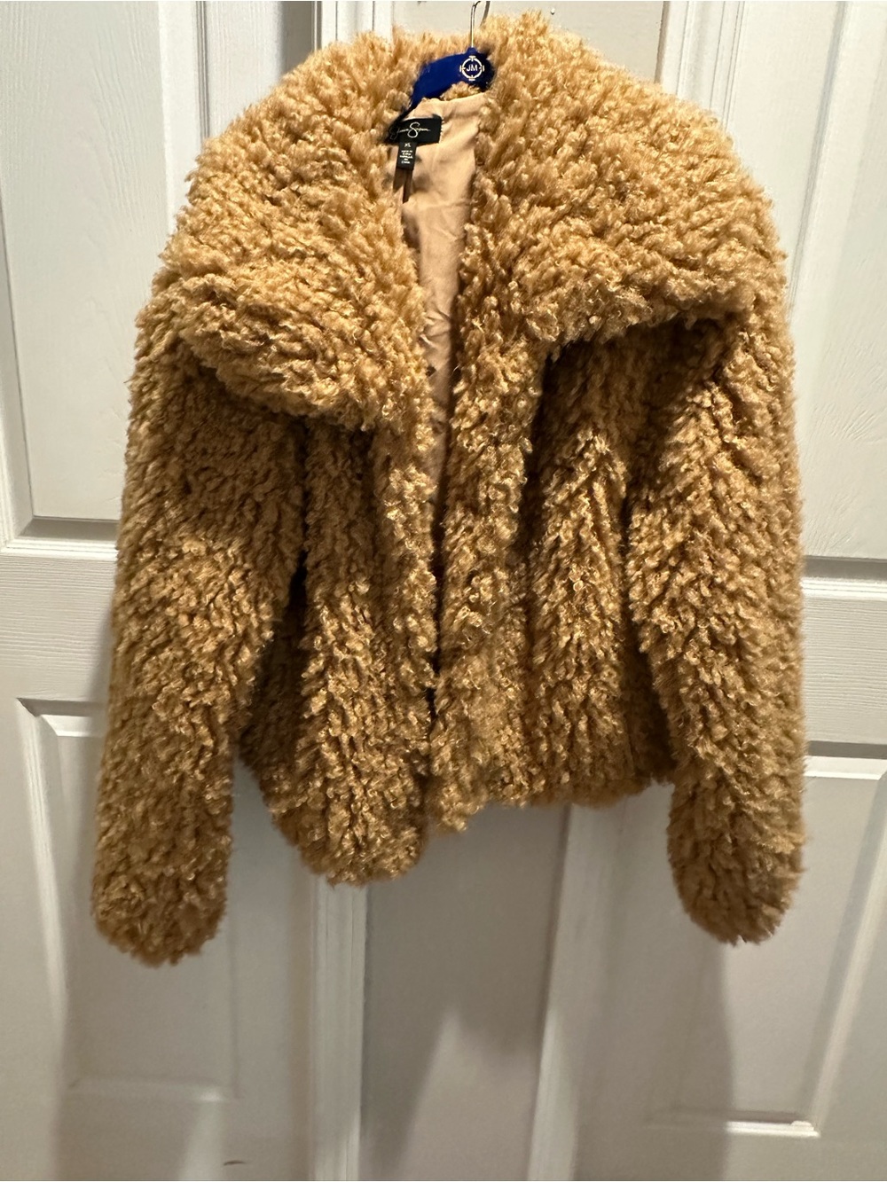 Jessica Simpson Teddy Jacket in Camel